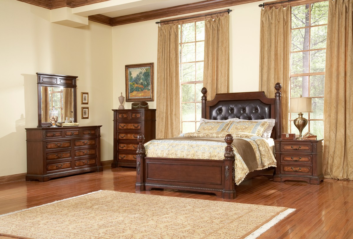 Homelegance Bermingham Low Post Panel Bedroom Set