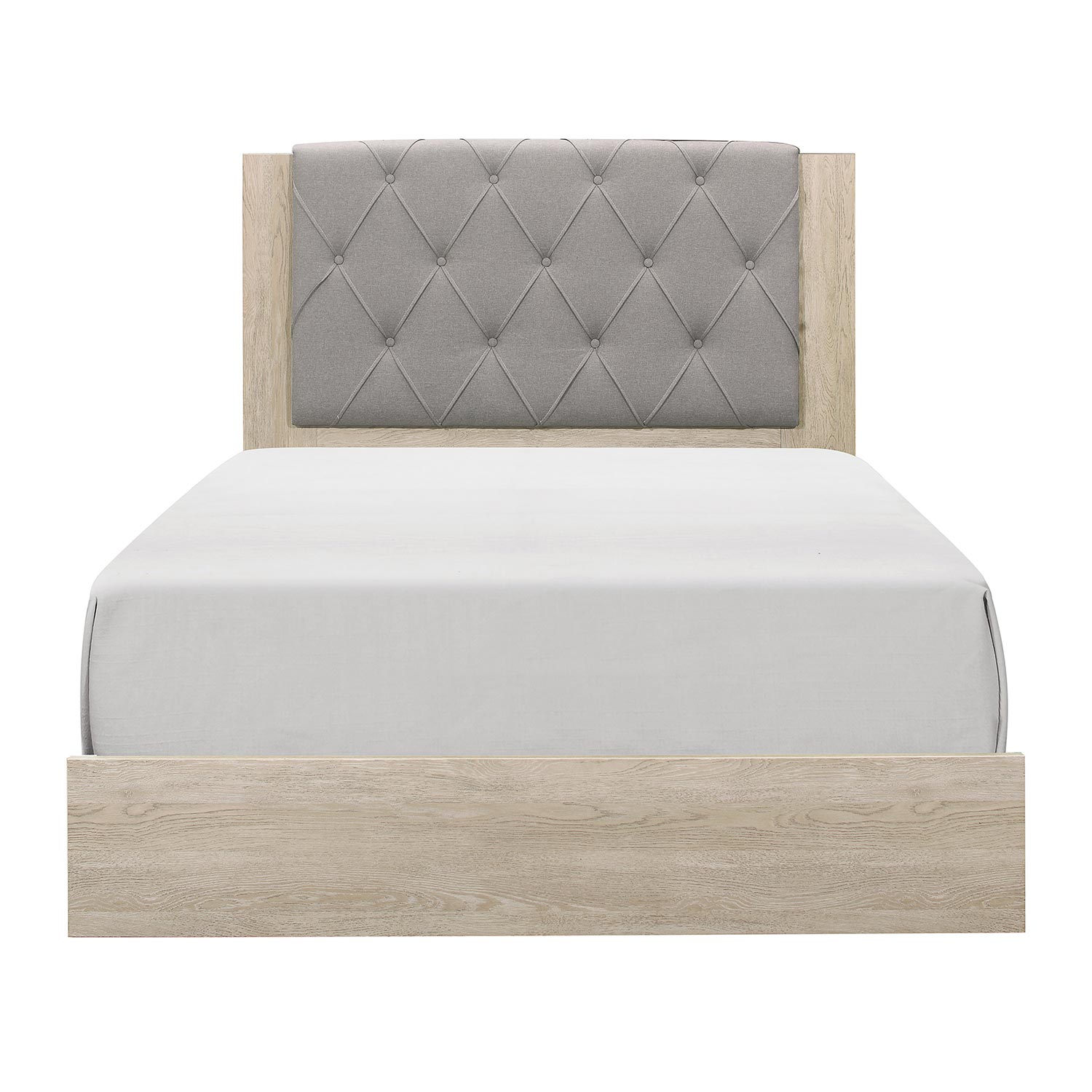 Homelegance Whiting Low Profile Bed - Cream and Black