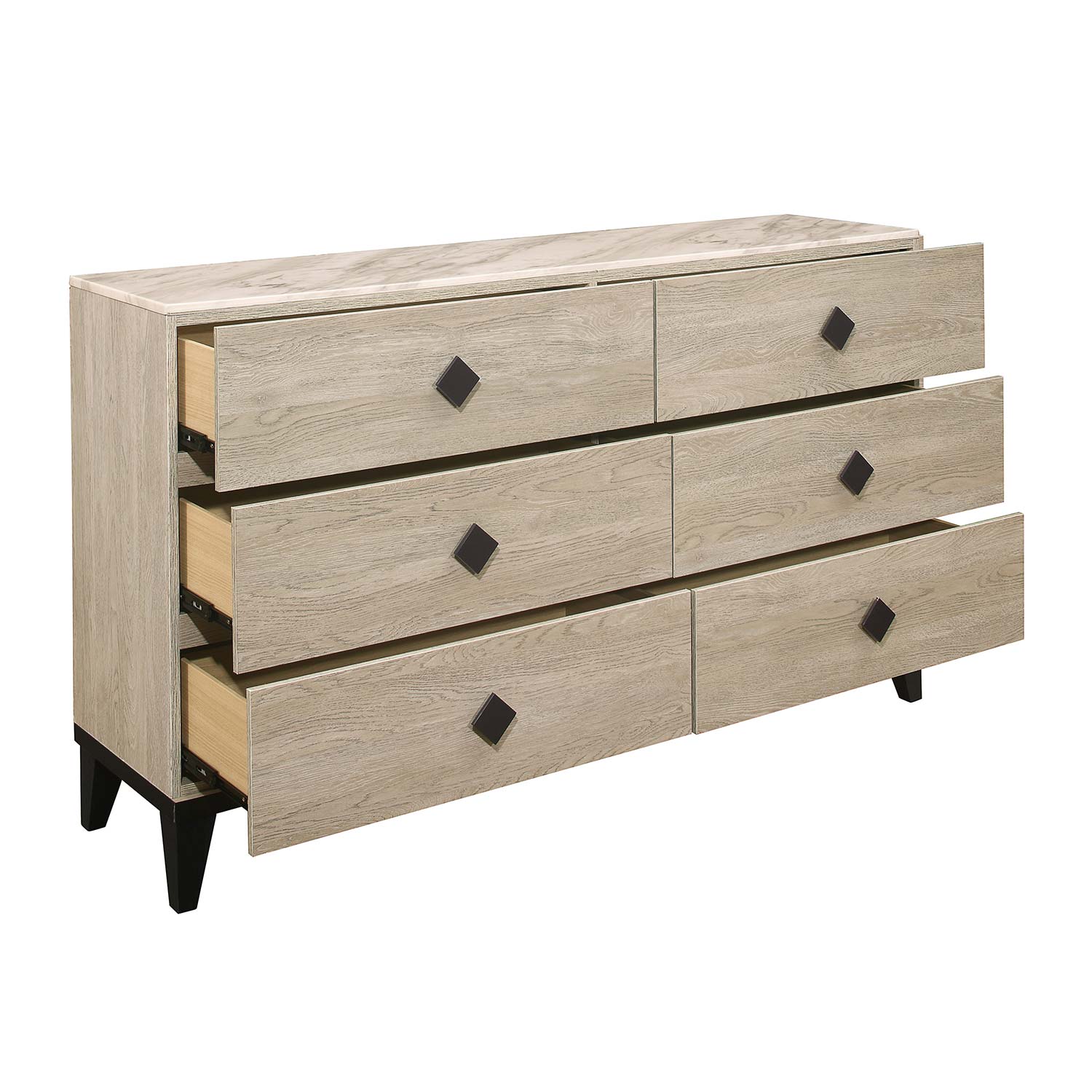 Homelegance Whiting Dresser - Cream and Black