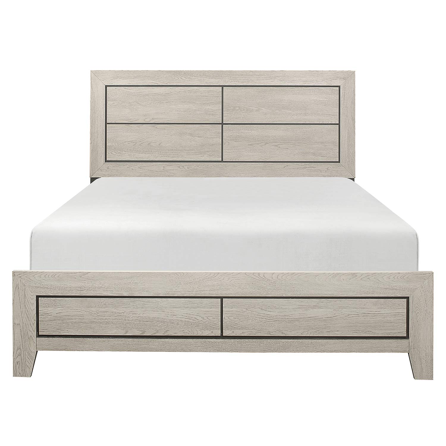 Homelegance Quinby Bed - Light Gray