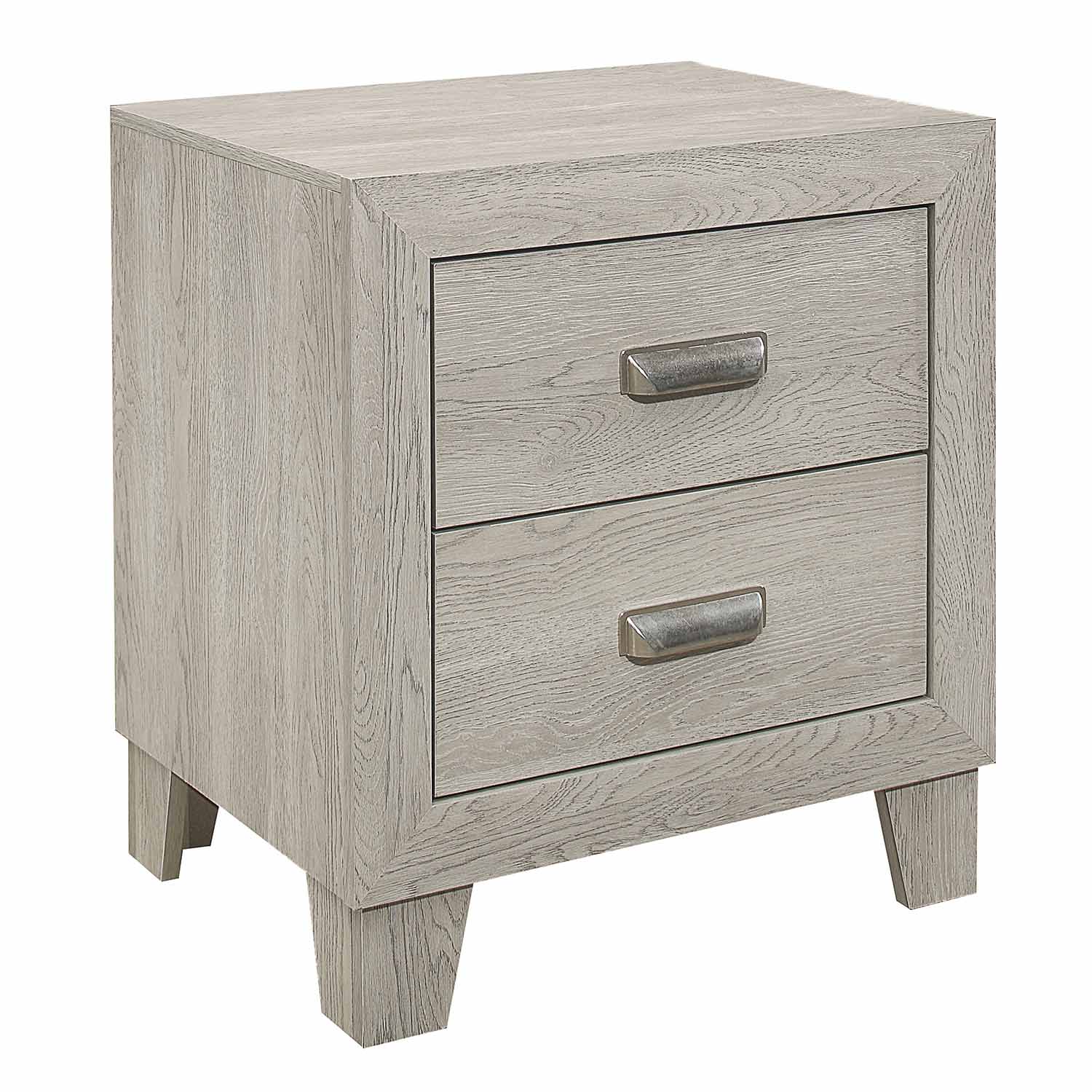Homelegance Quinby Night Stand - Light Gray