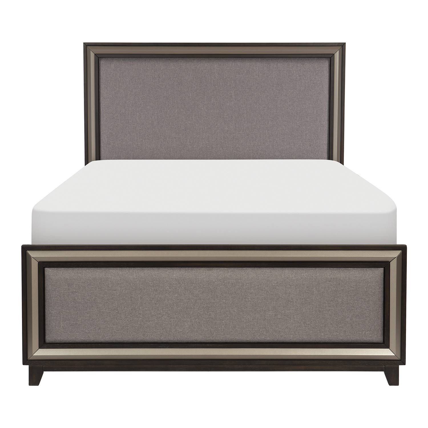 Homelegance Grant Bed - Ebony and Silver