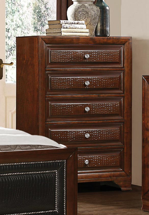 Homelegance Owens Chest - Warm Cherry Homelegance Owens Chest - Warm Cherry