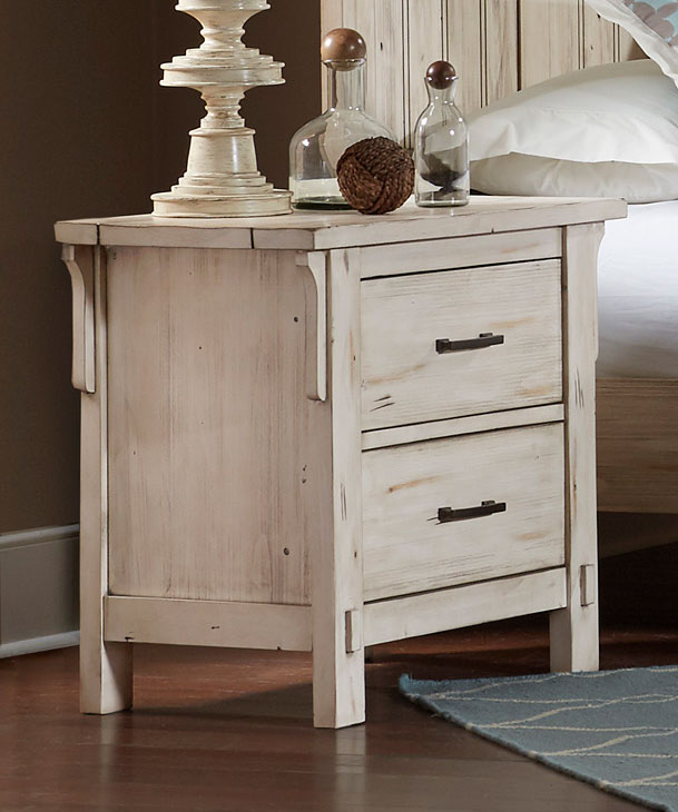 Homelegance Terrace Night Stand - Antique White