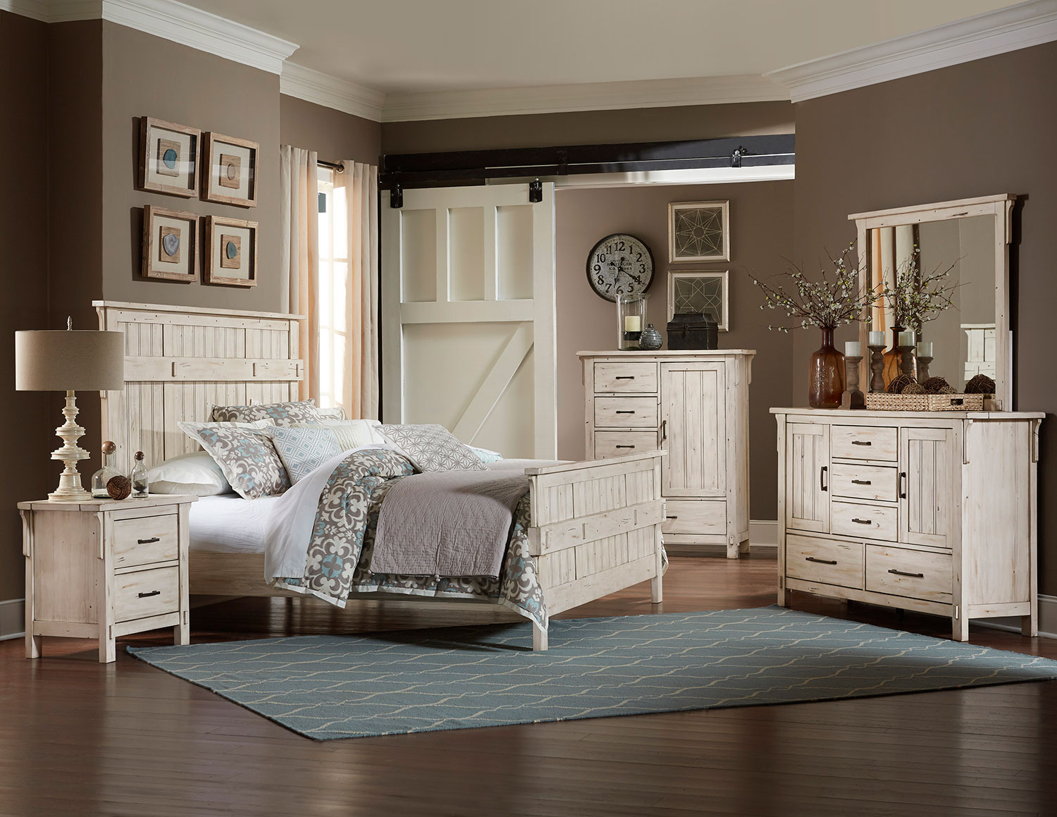 Homelegance Terrace Bedroom Set - Antique White