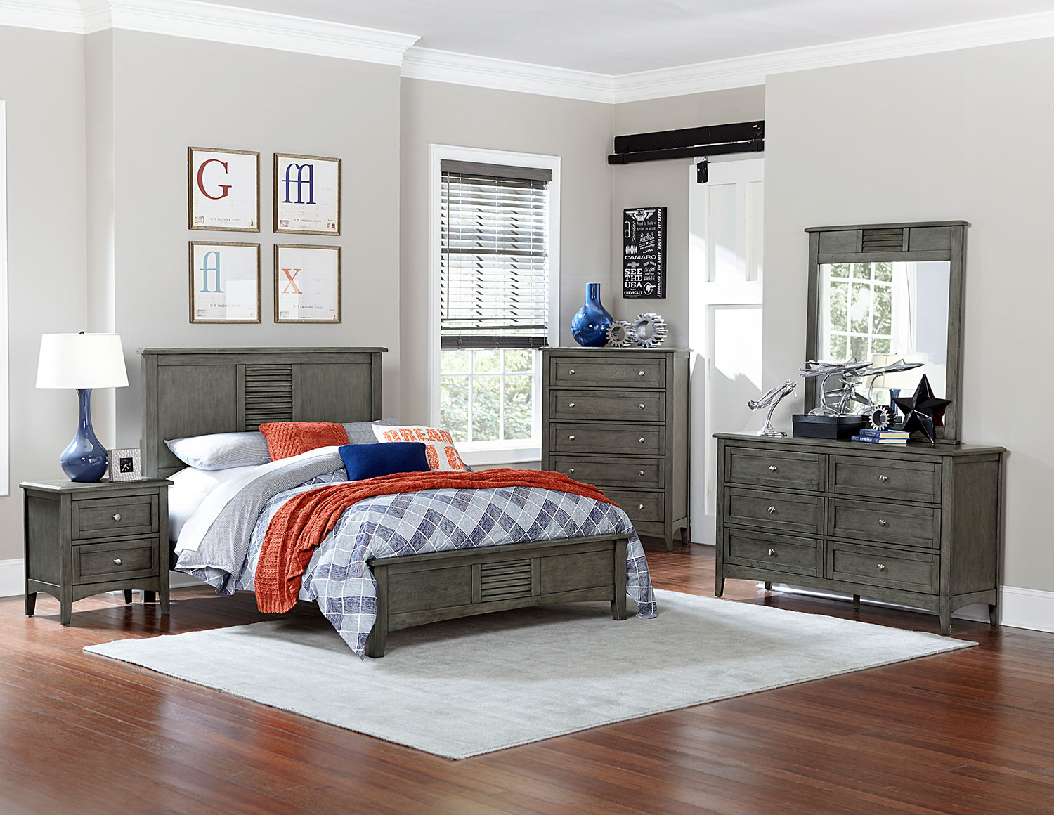 Homelegance Garcia Bedroom Set - Gray