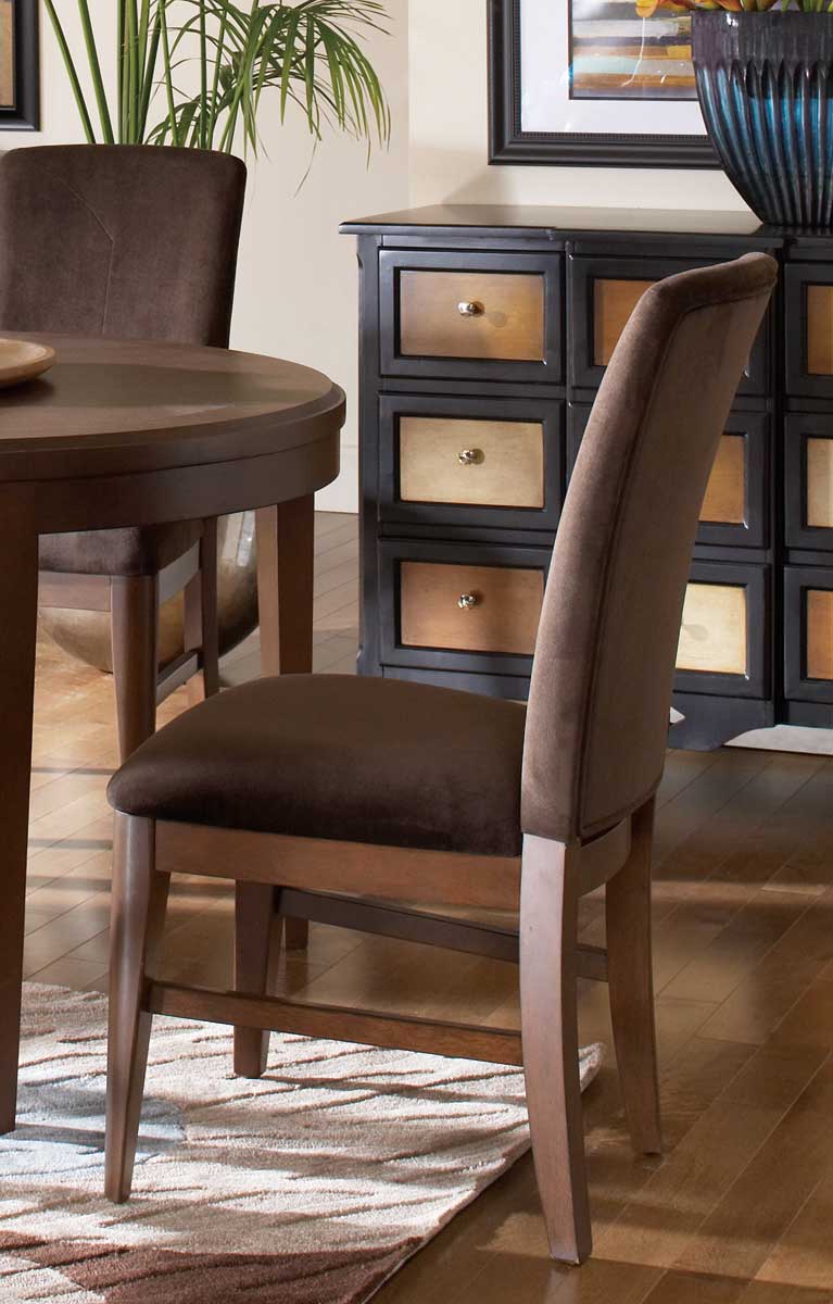 Homelegance Beaumont Side Chair - Brown Cherry