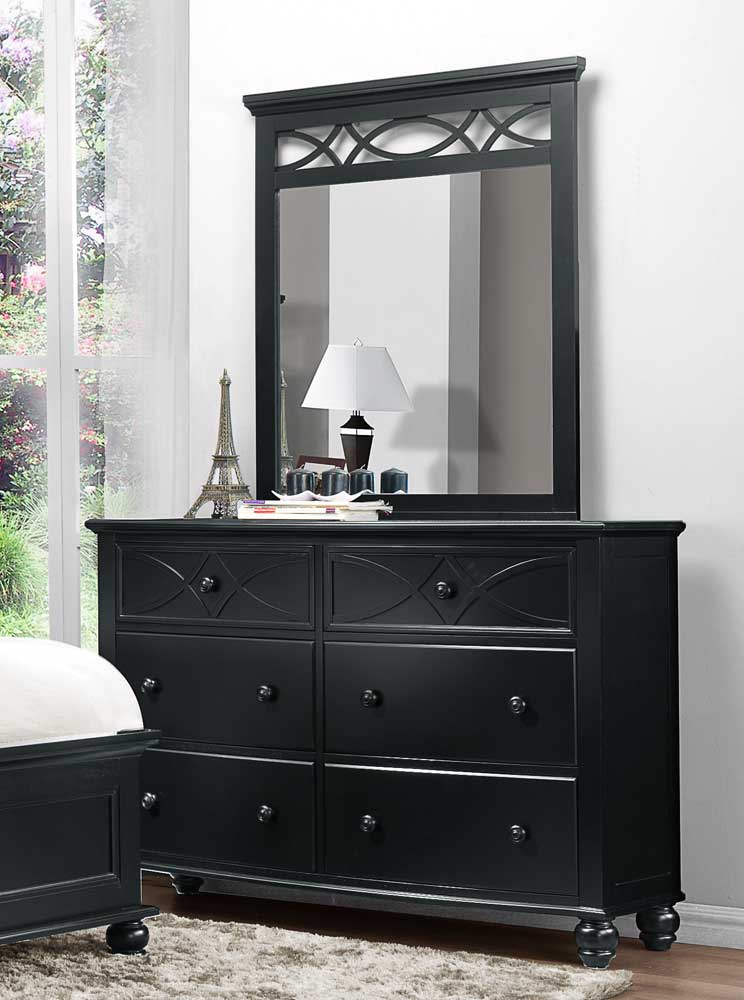 Homelegance Sanibel Mirror - Black