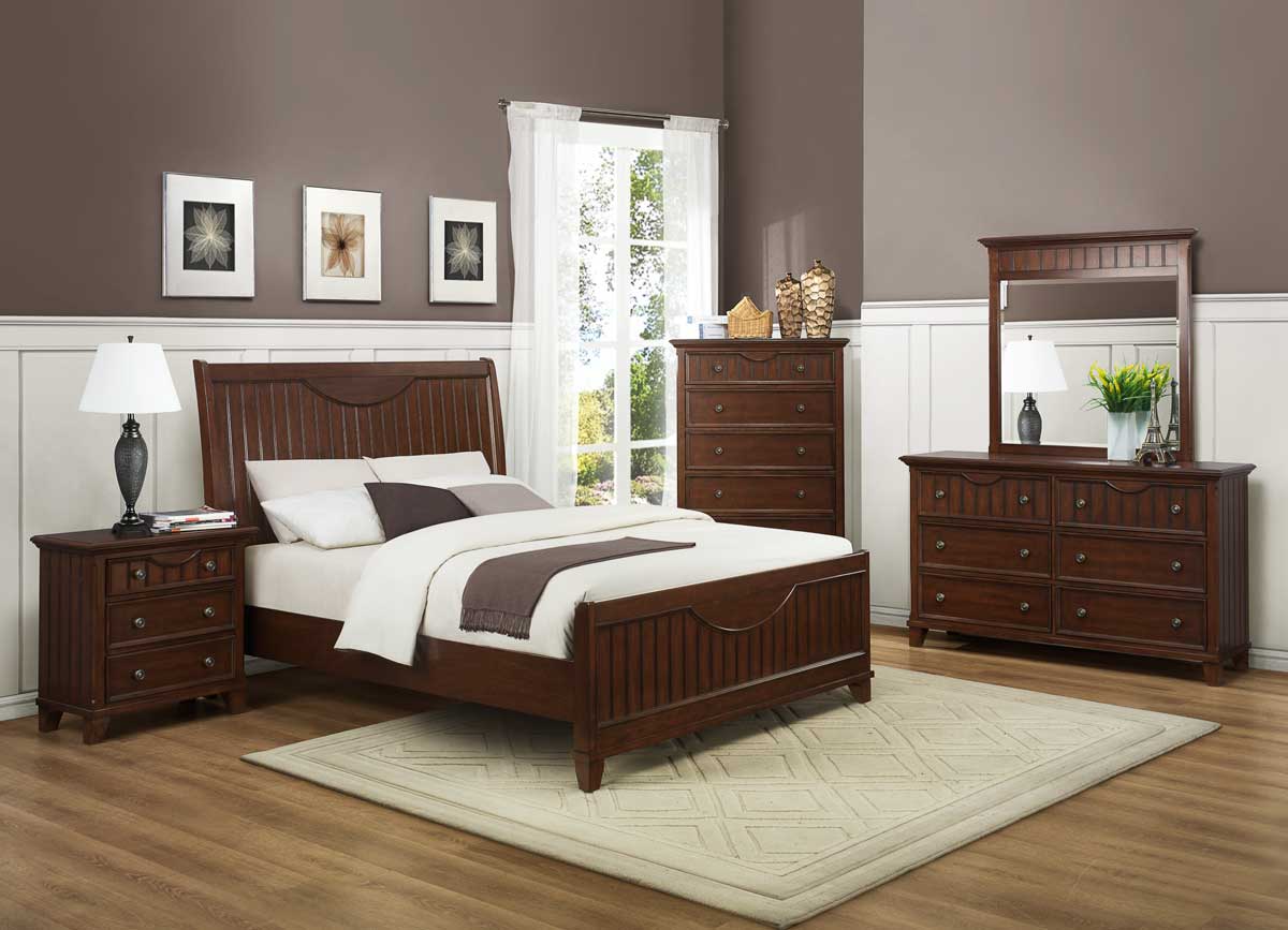 Homelegance Alyssa Bedroom Set - Cherry