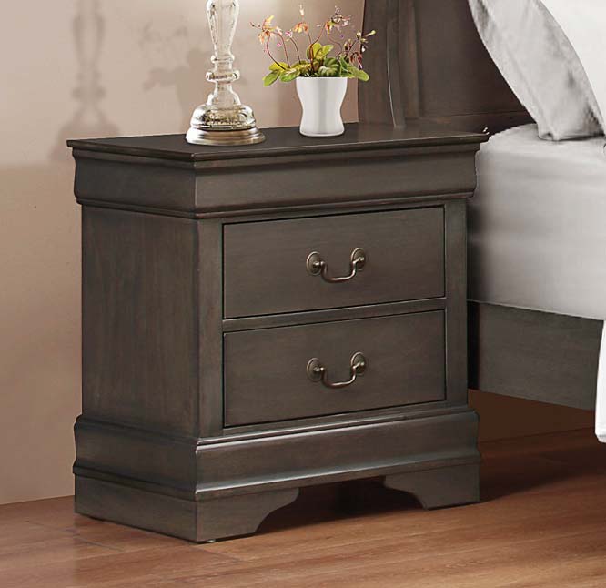 Homelegance Mayville Night Stand - Stained Grey