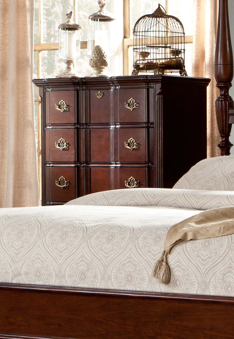 Homelegance Guilford Chest - Brown Cherry