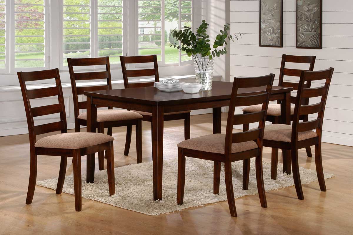 Homelegance Hale Dining Set C - Walnut Homelegance Hale Dining Set C - Walnut