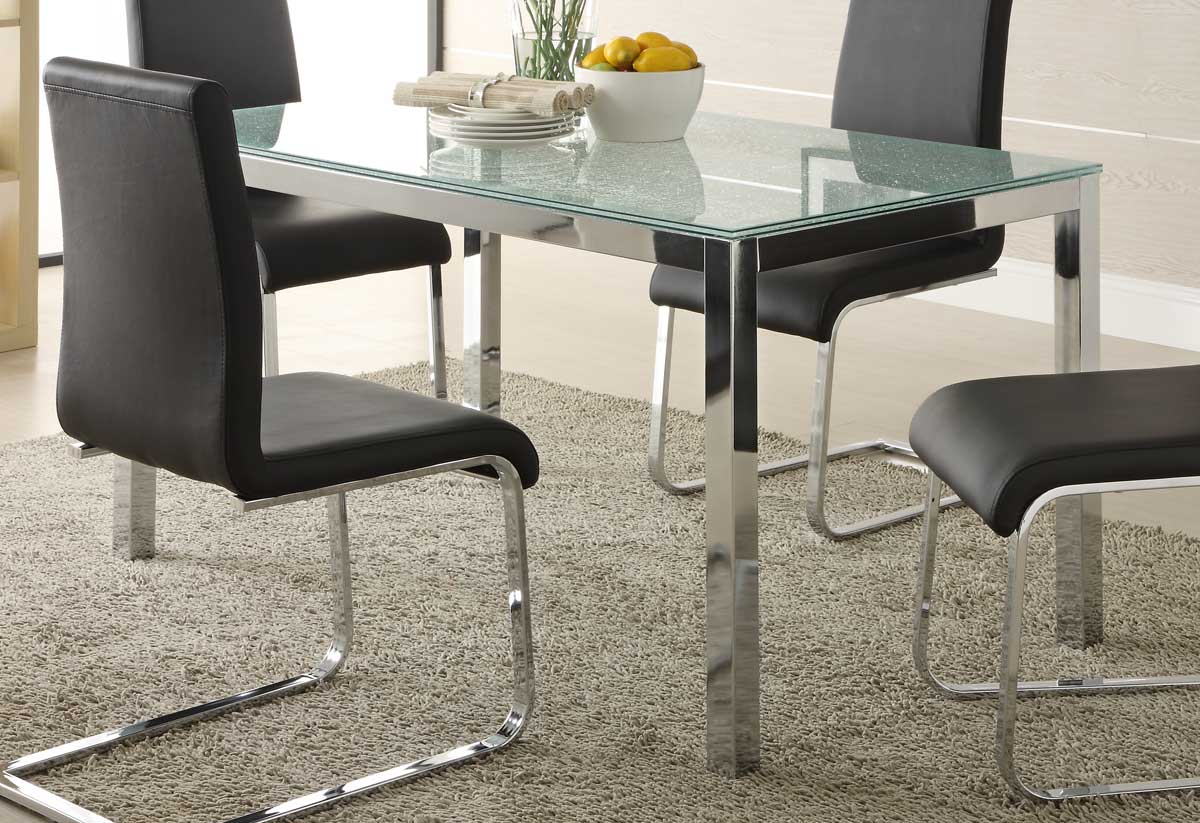 Homelegance Knox Glass Dining Table
