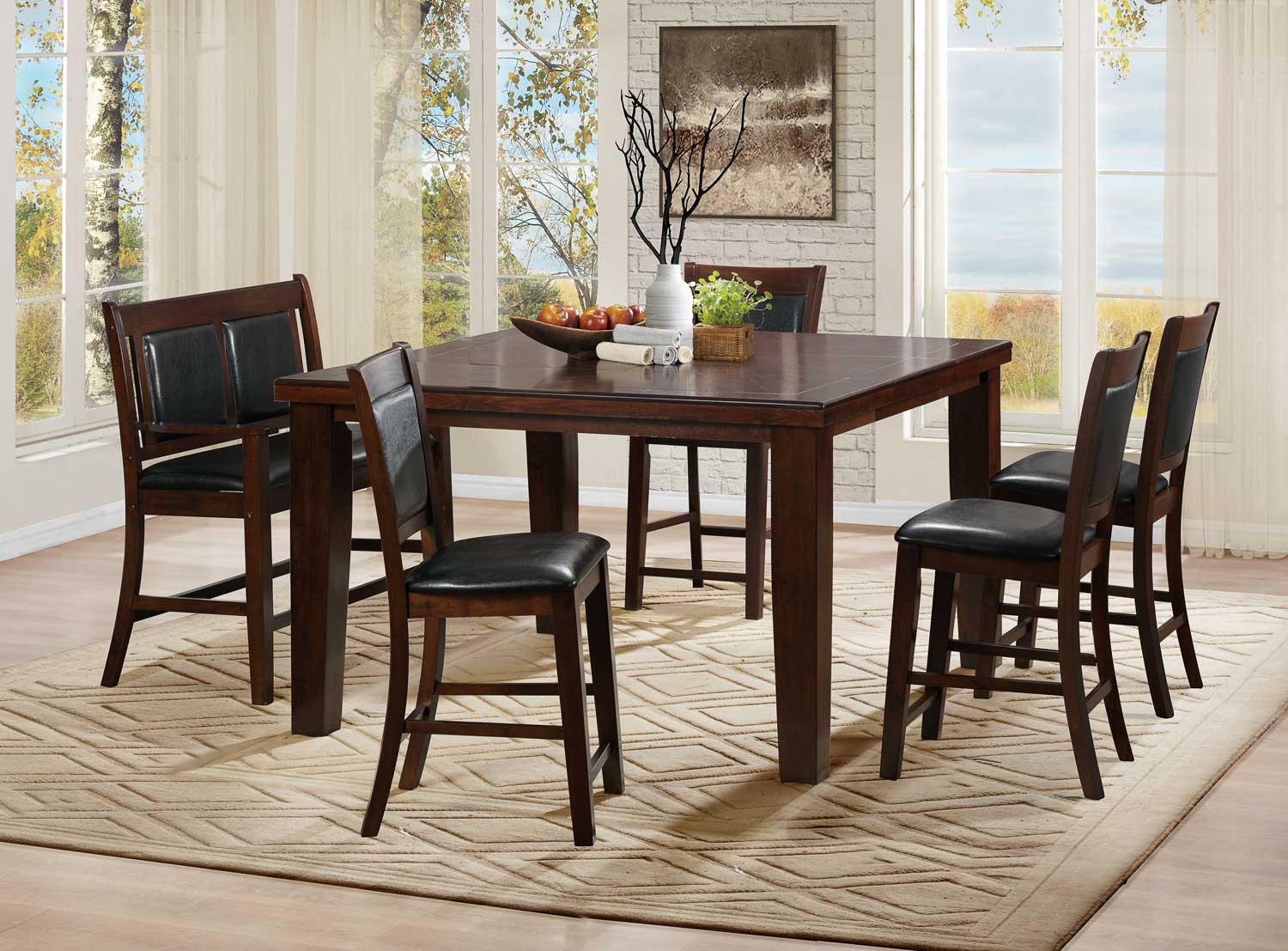 Homelegance Weldon Counter Height Dining Set 2622-36-Din-Set at ...