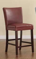 Homelegance Belvedere Counter Height Dining Chair - Lava Red
