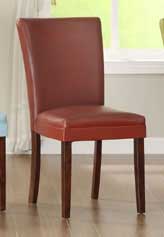 Homelegance Belvedere Side Chair - Lava Red