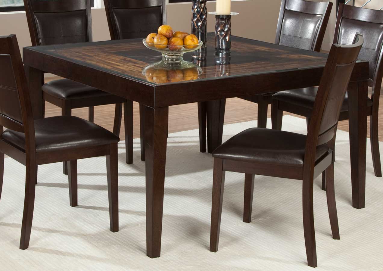 Homelegance Vincent Square Dining Table - Mango and Acacia Wood