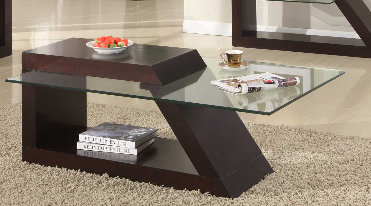 Homelegance Jensen Occasional Table Set Espresso C342230 at