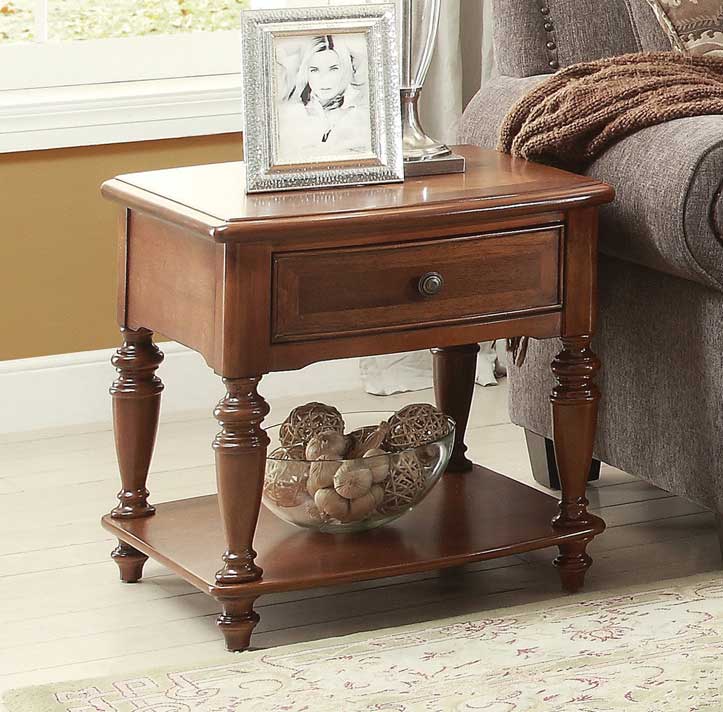 Homelegance Melbourne Cocktail/Coffee Table Set Cherry C3548OccSet