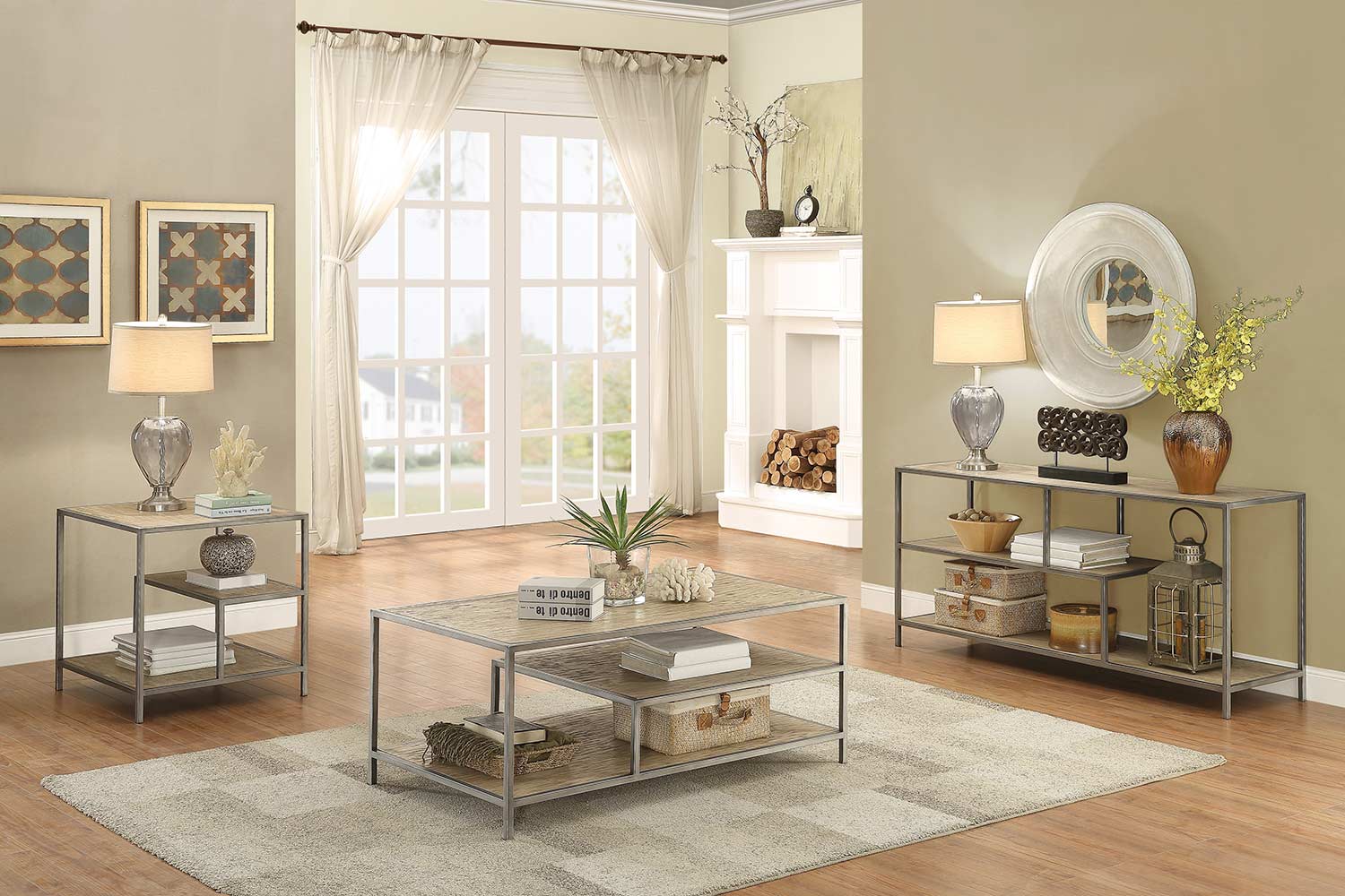 Homelegance Xaria Coffee/Cocktail Table Set