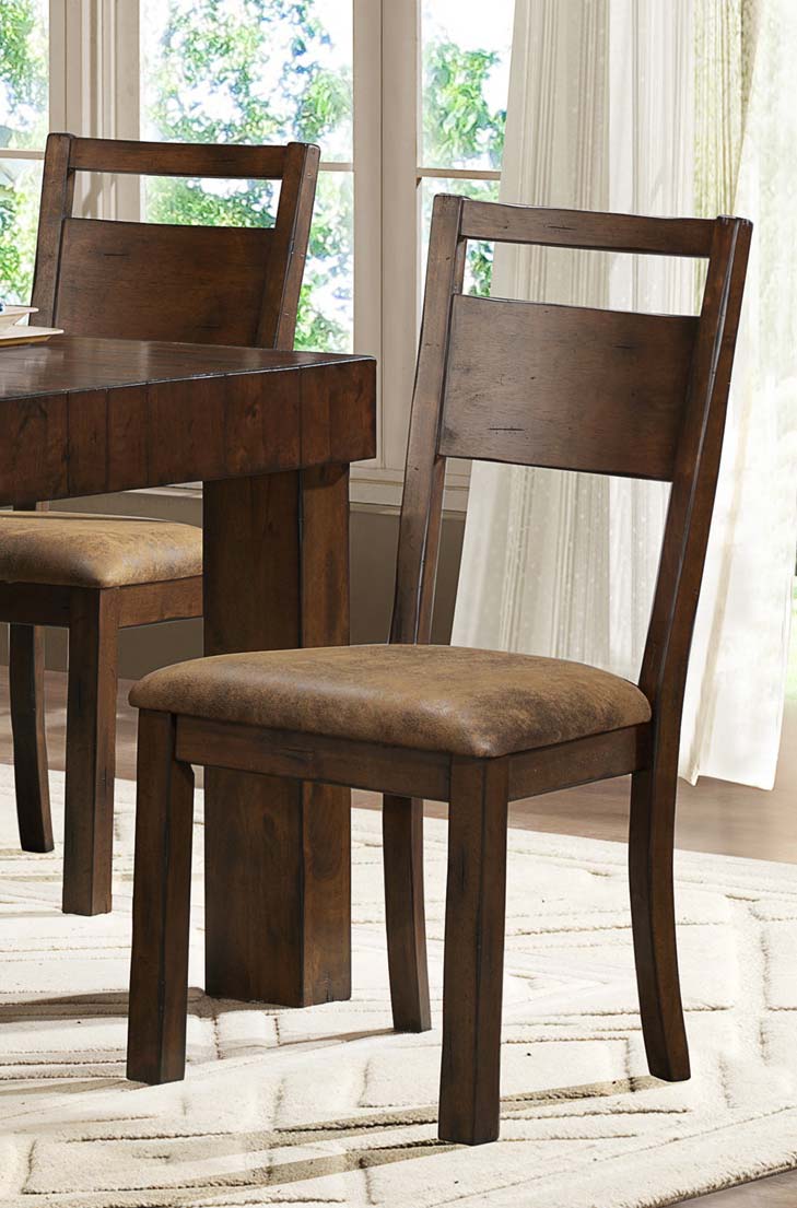 Homelegance Eagle Ridge Side Chair - Light Brown Fabric