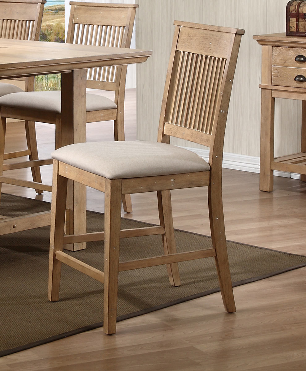 Homelegance Candace Counter Height Chair - Natural