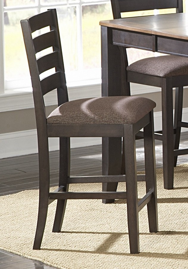 Homelegance Natick Counter Height Chair in Ladder Back Style
