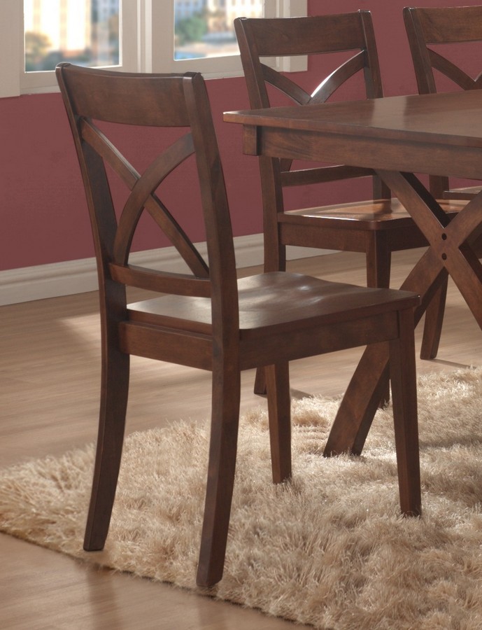 Homelegance Pell Side Chair in X-Back Style