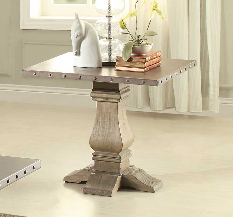 Homelegance Anna Claire End Table - Driftwood