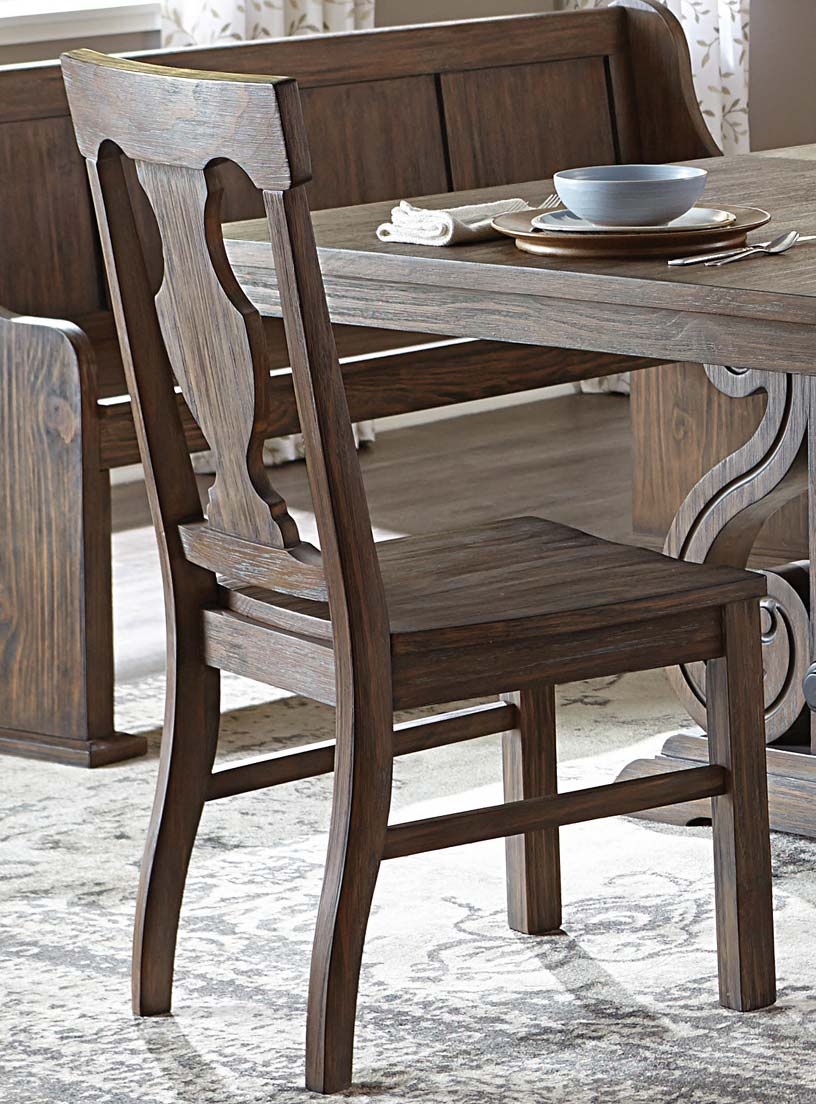 Homelegance Toulon Side Chair - Wire Brushed