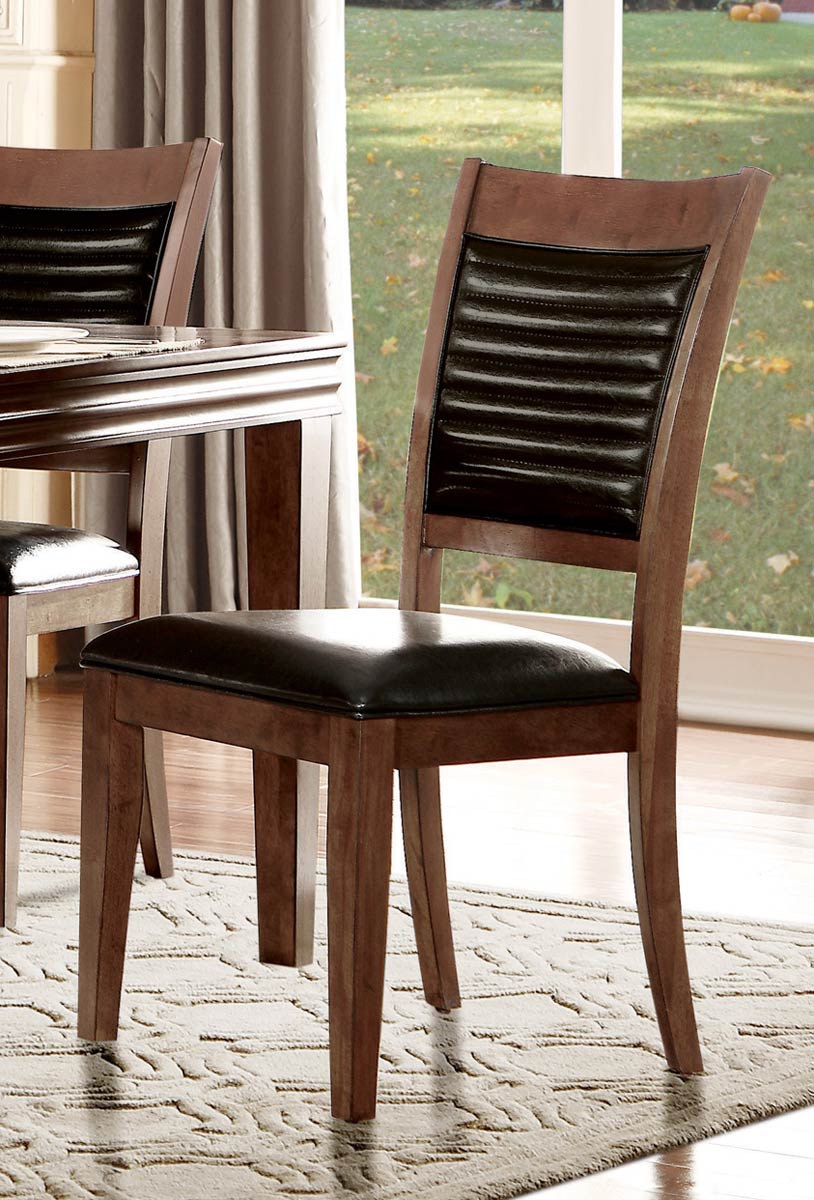 Homelegance Catalina Side Chair - Warm Oak/Black