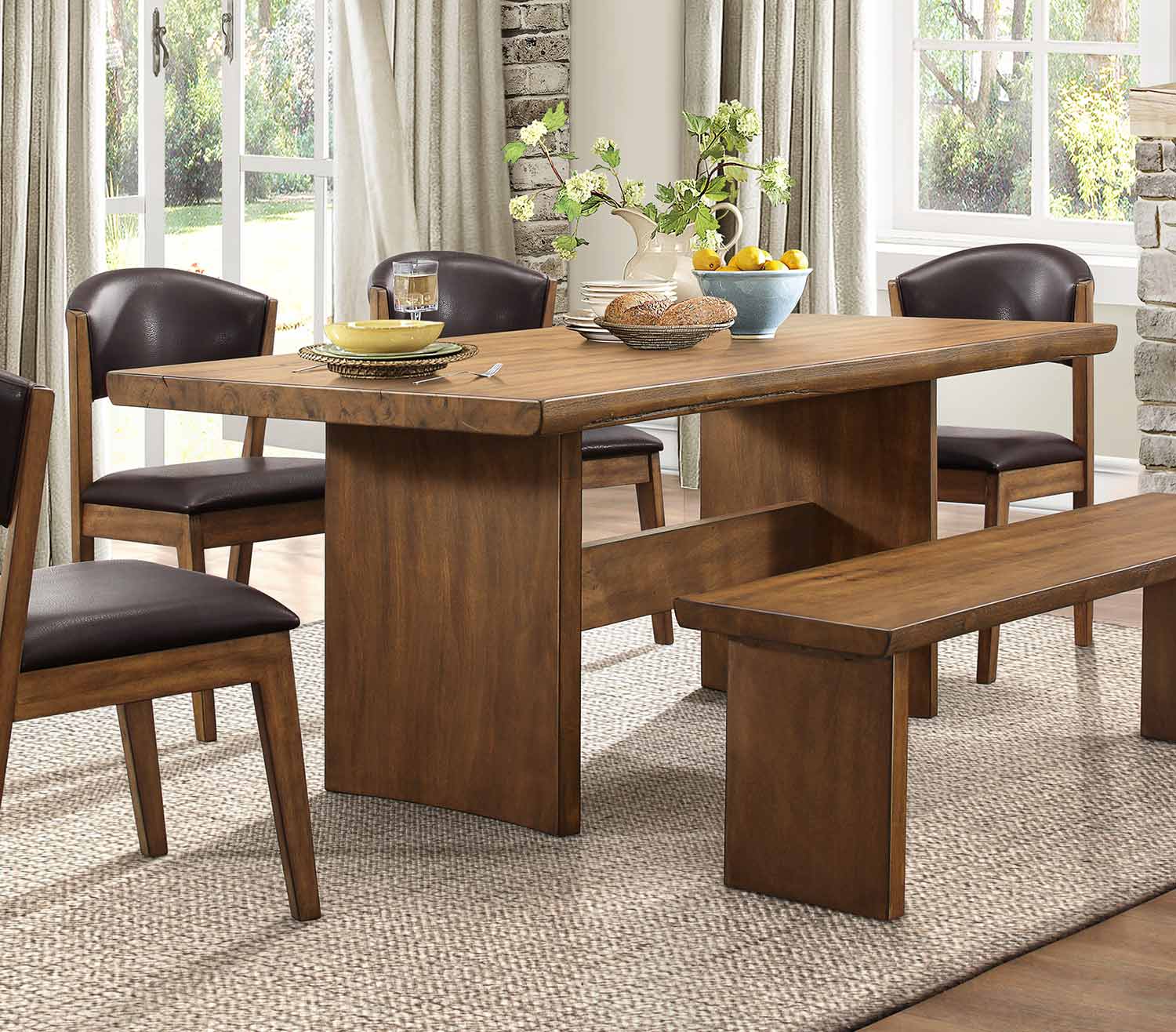 Homelegance Tod Rectangular Dining Table