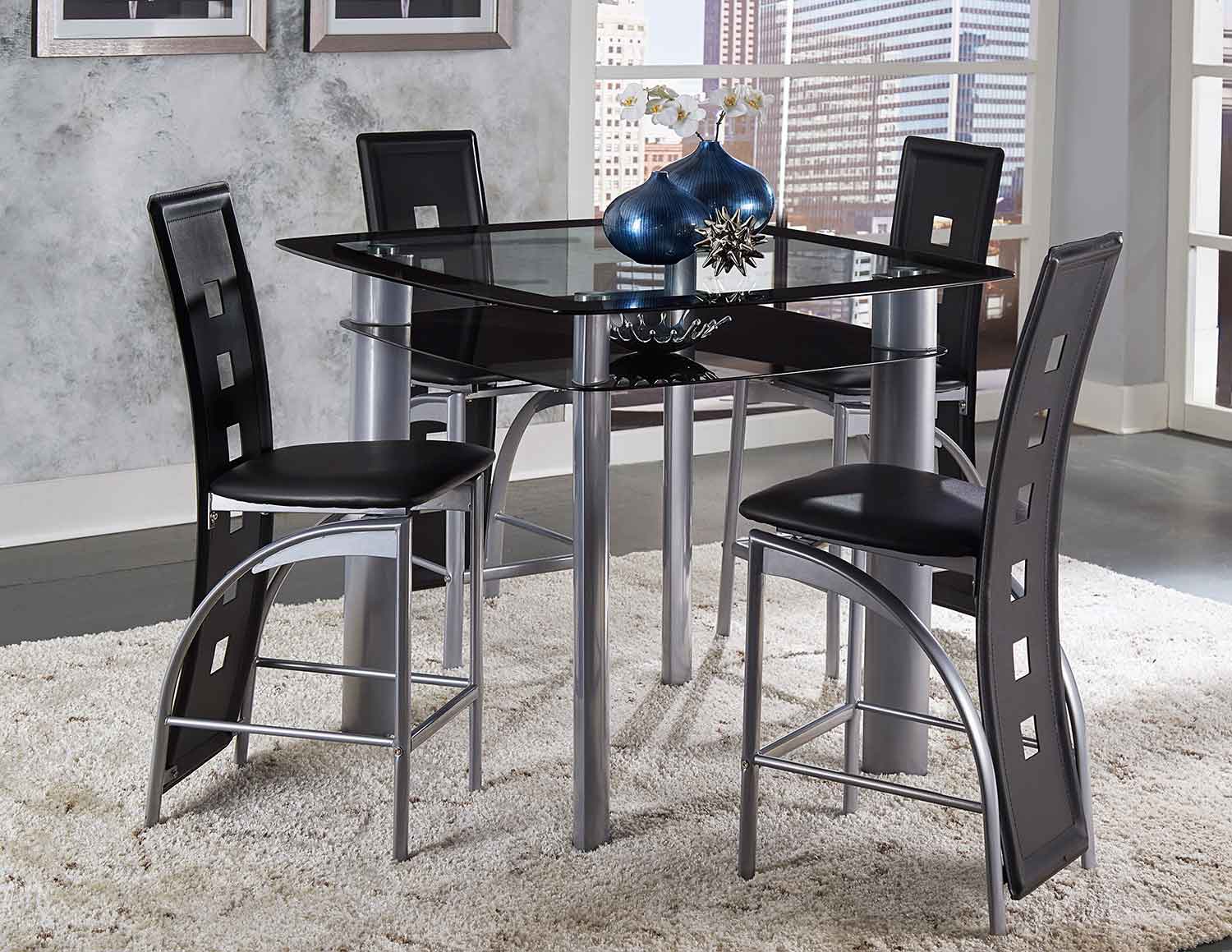 Homelegance Sona Square Counter Height Dining Set