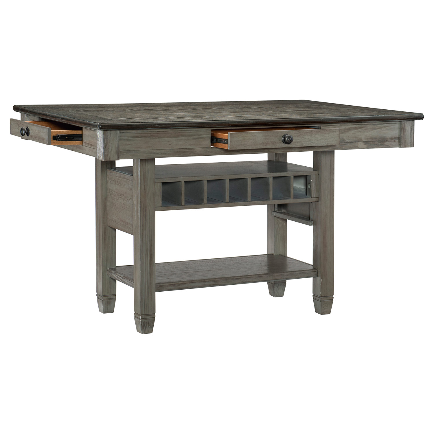 Homelegance Granby Counter Height DiningTable - Antique Gray and Coffee