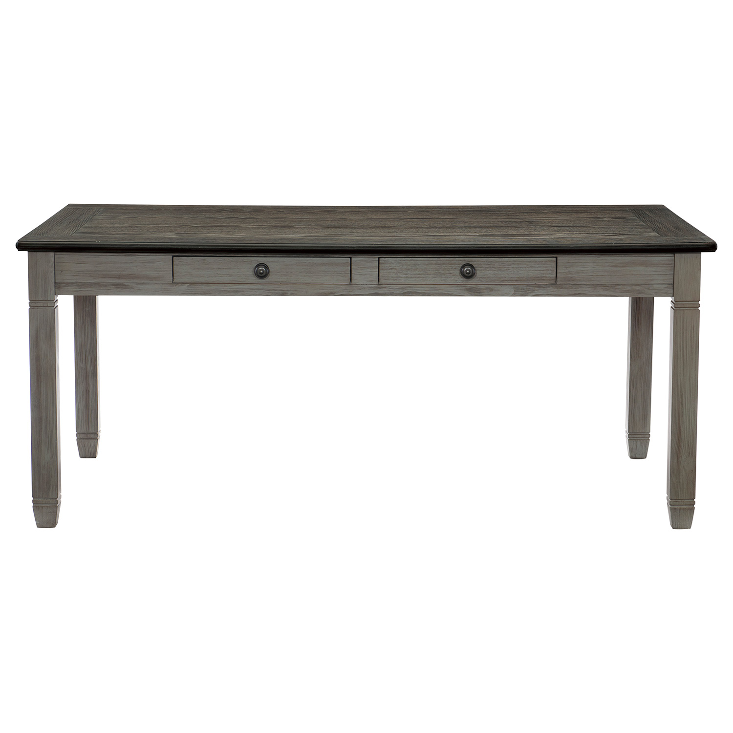 Homelegance Granby Dining Table - Antique Gray and Coffee