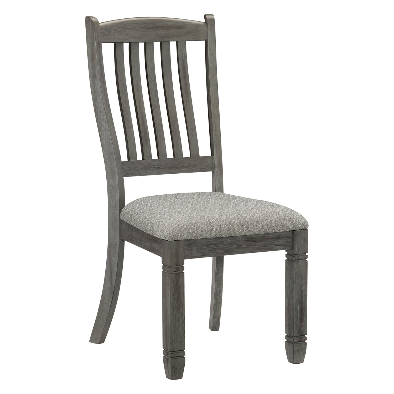 Homelegance Granby Side Chair - Antique Gray and Coffee