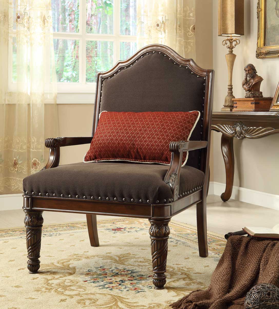 Homelegance Catalina II Chair - Chocolate - Chenille Homelegance Catalina II Chair - Chocolate - Chenille