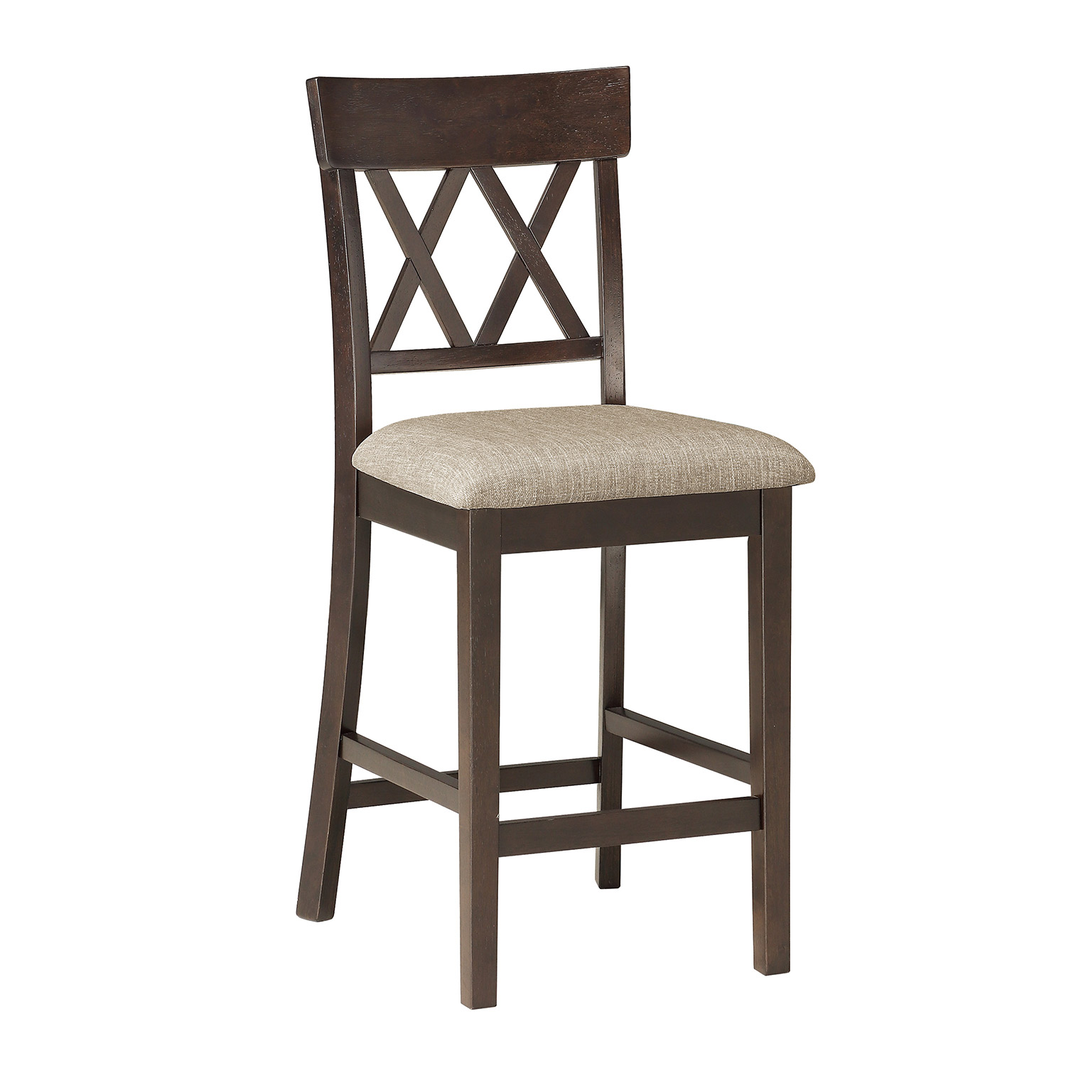 Homelegance Balin Counter Height Chair - Dark Brown