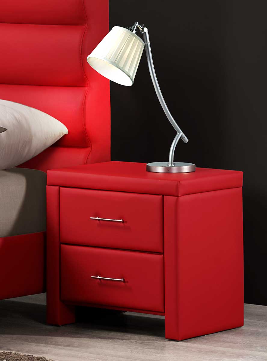 Homelegance Aven Night Stand - Red