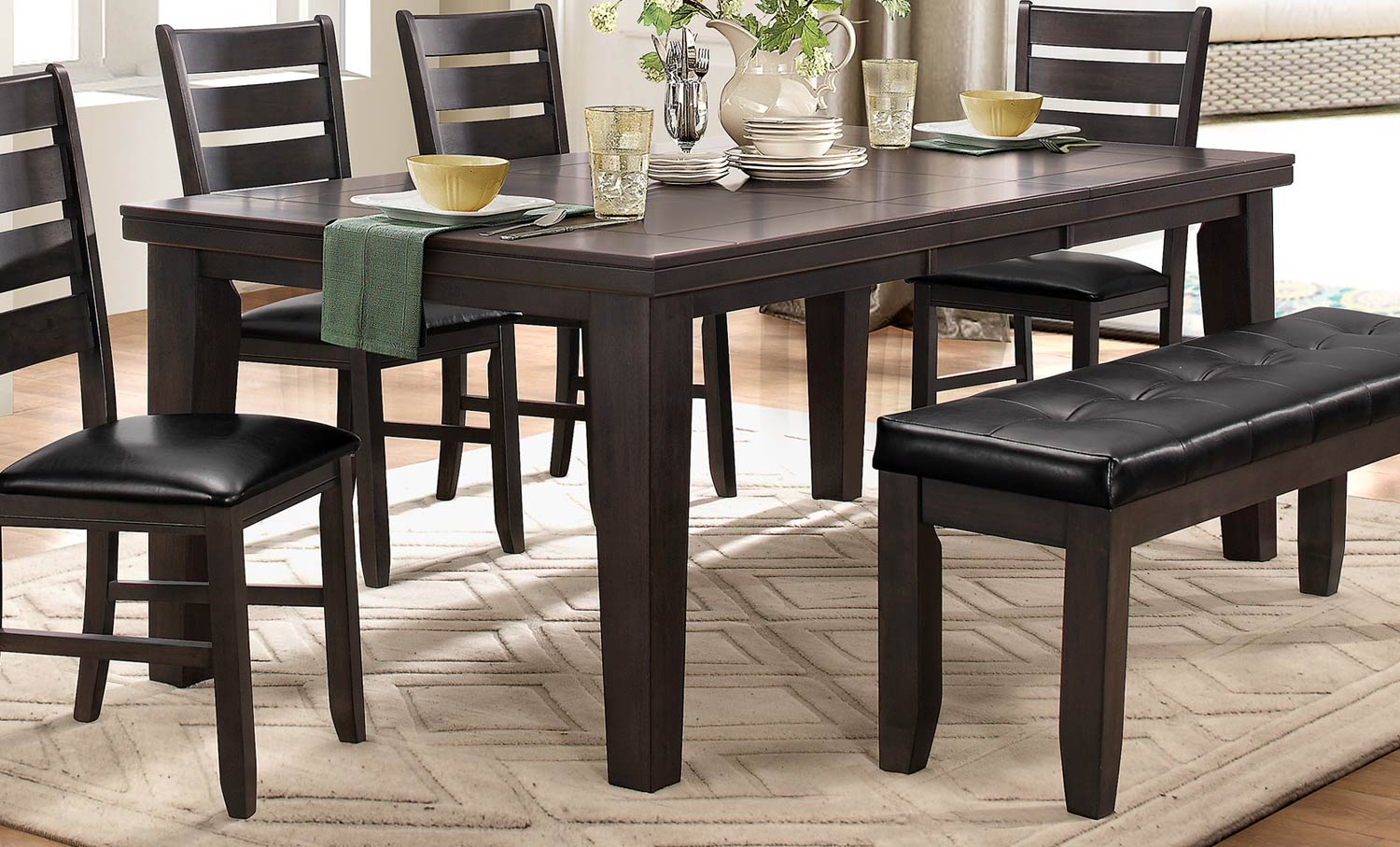 Homelegance Ameillia Dining Table - Grey/Brown