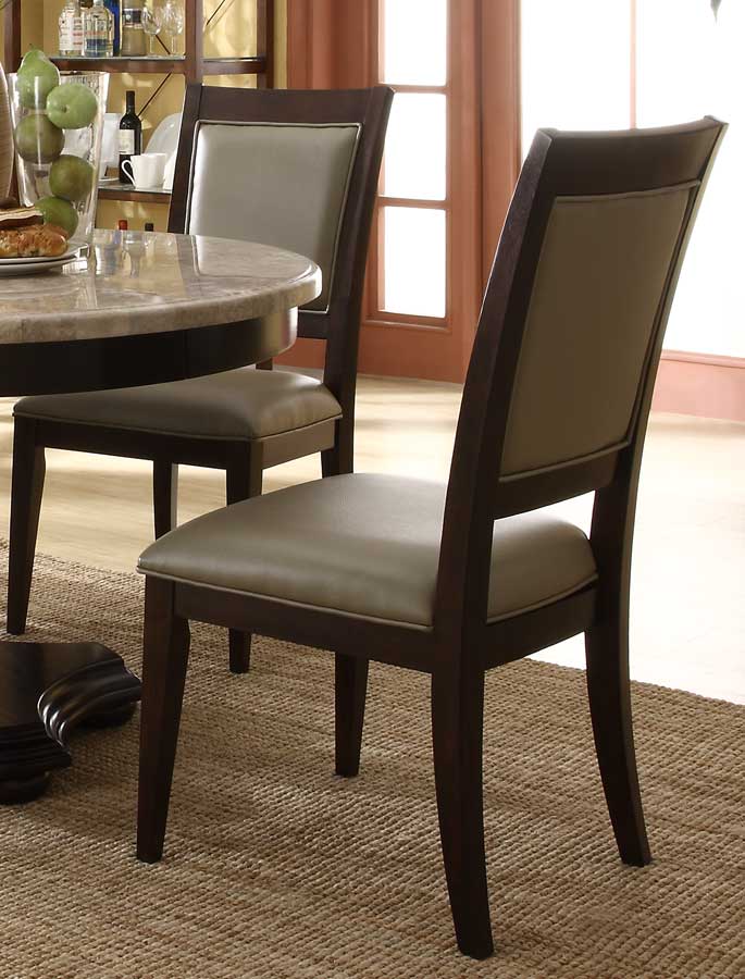 Homelegance 597D Side Chair - BiCast - Dark Espresso