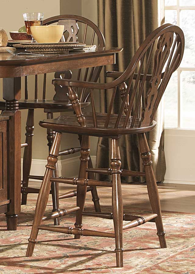 Homelegance Hutto Counter Height Arm Chair
