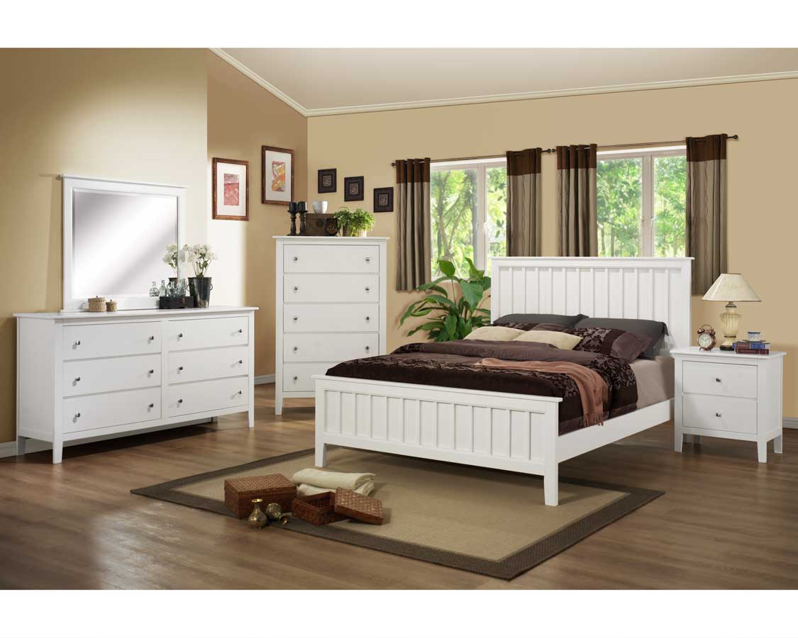 Homelegance Harris Bedroom Set - White Homelegance Harris Bedroom Set - White
