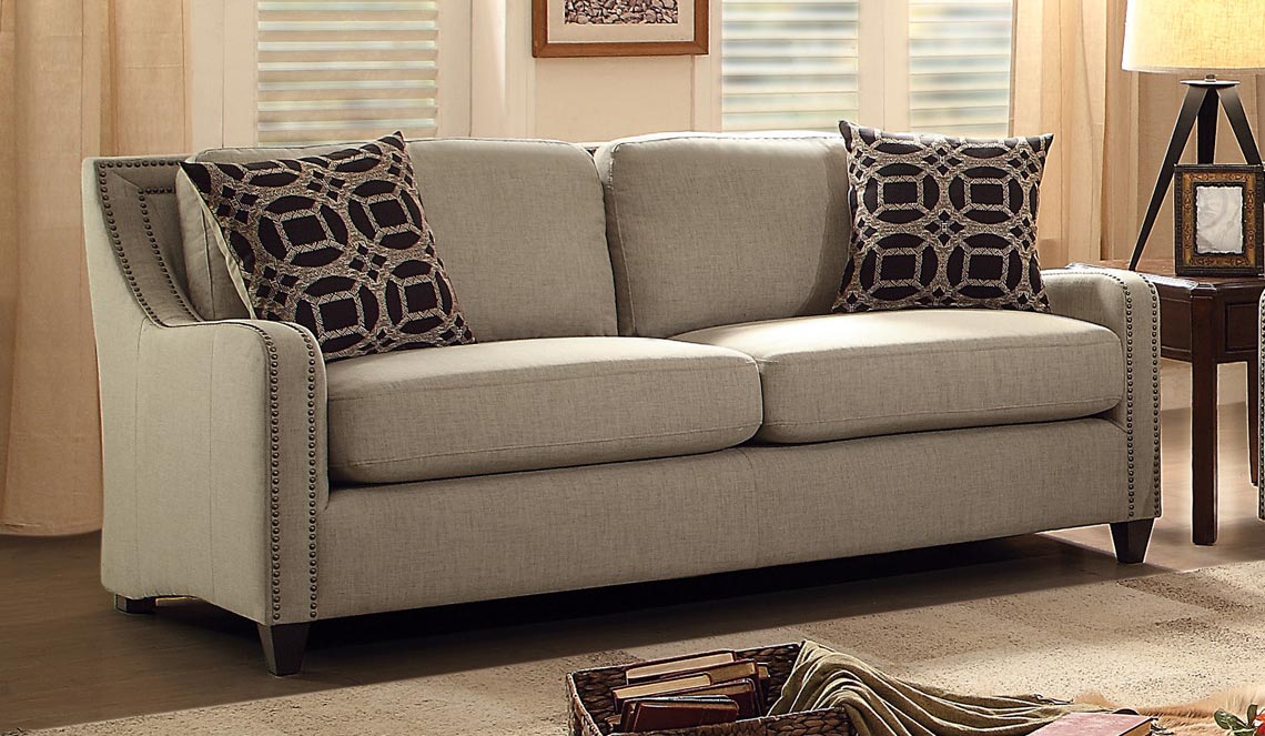 Homelegance Gretna Sofa Set - Polyester - Wheat 8317-SOFA-SET at ...