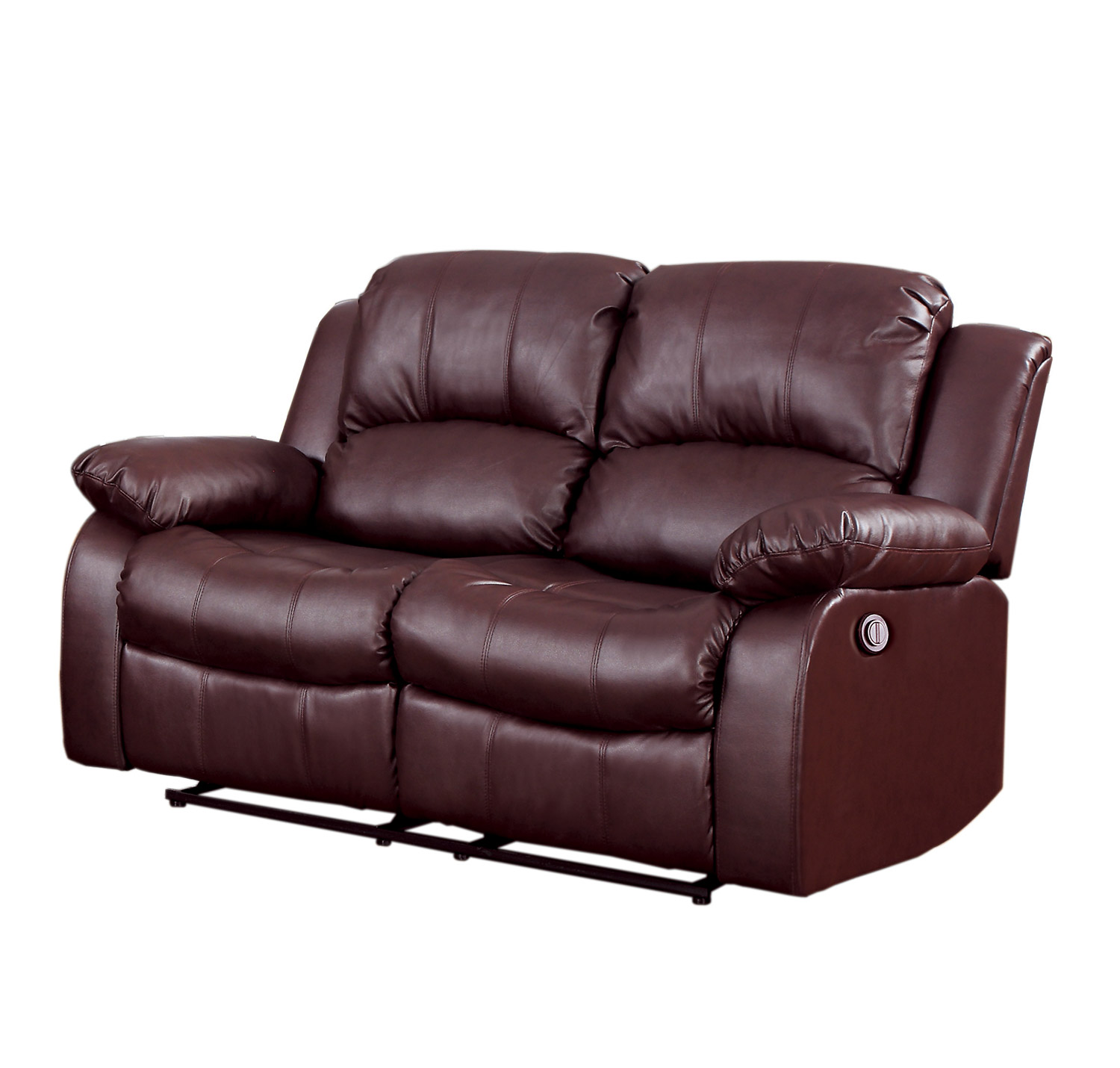 Homelegance Cranley Power Double Reclining Love Seat - Brown