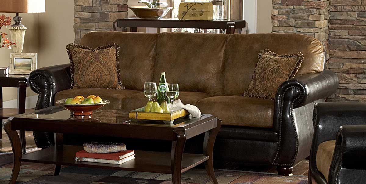 Homelegance Wrangler II Sofa Set in 2Tone U9936MPSOFASET at
