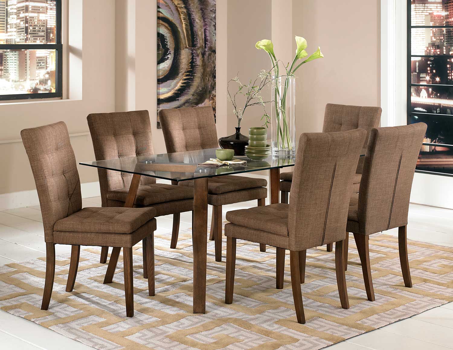 Homelegance Maitland Dining Set - Natural