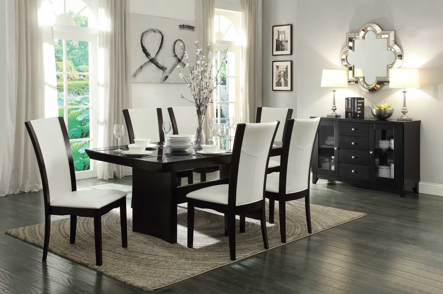 Homelegance Daisy Dining Table With, Dining Room Table With Insert