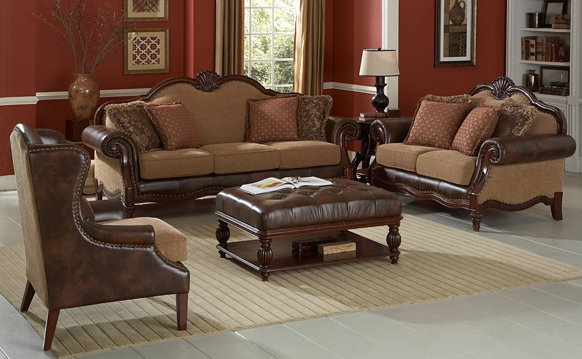 Homelegance Winnfield Sofa Set - Bonded Leather