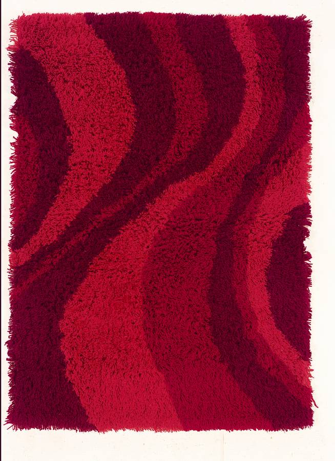 Ultimate Lava Shag - Red - Hellenic Rug Ultimate Lava Shag - Red - Hellenic Rug